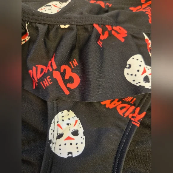 NWT Hot Topic Friday the 13th Swim Bottoms, XS - Picture 4 of 4